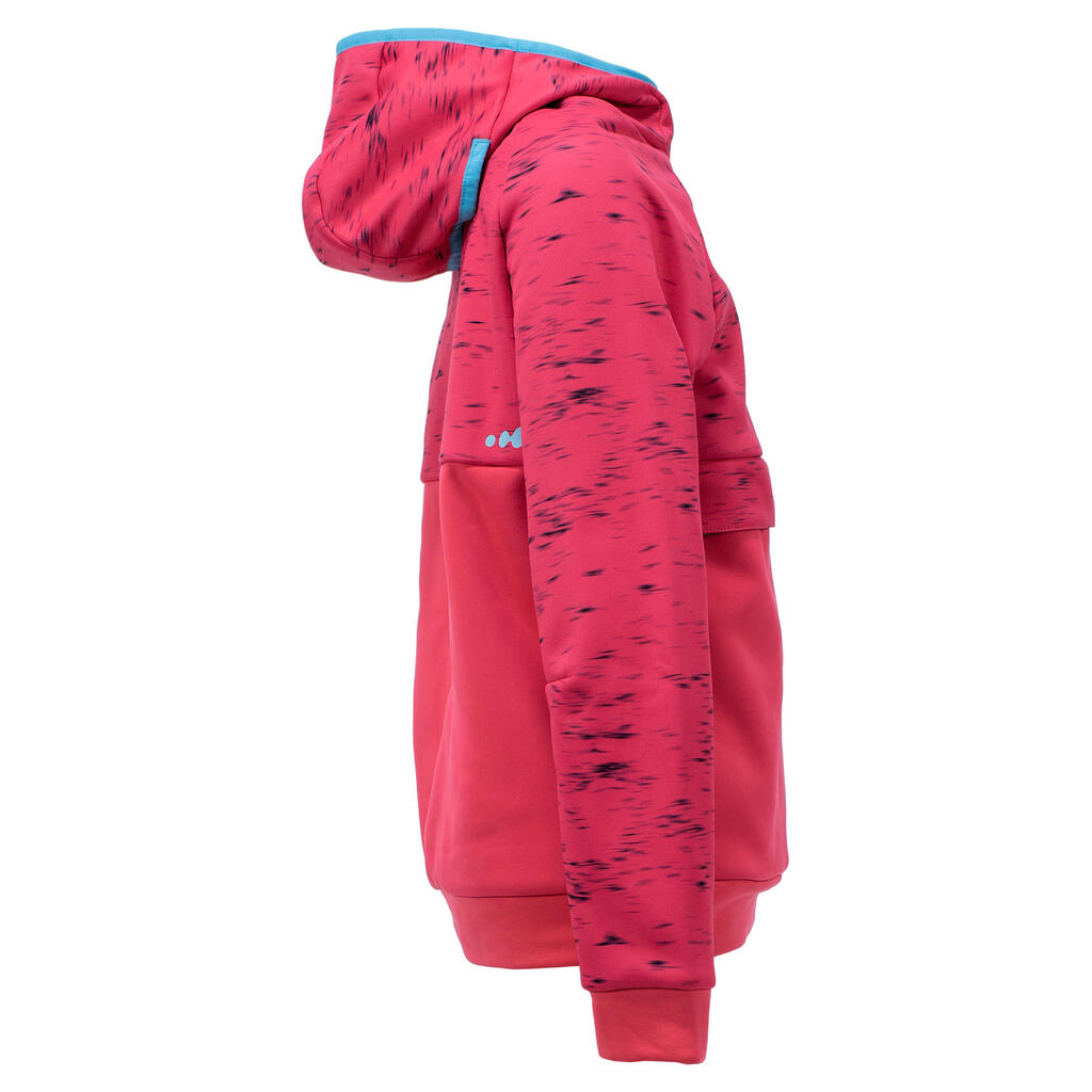 Sweatshirt Snowboard/Ski SNB HDY Mädchen erdbeerrot