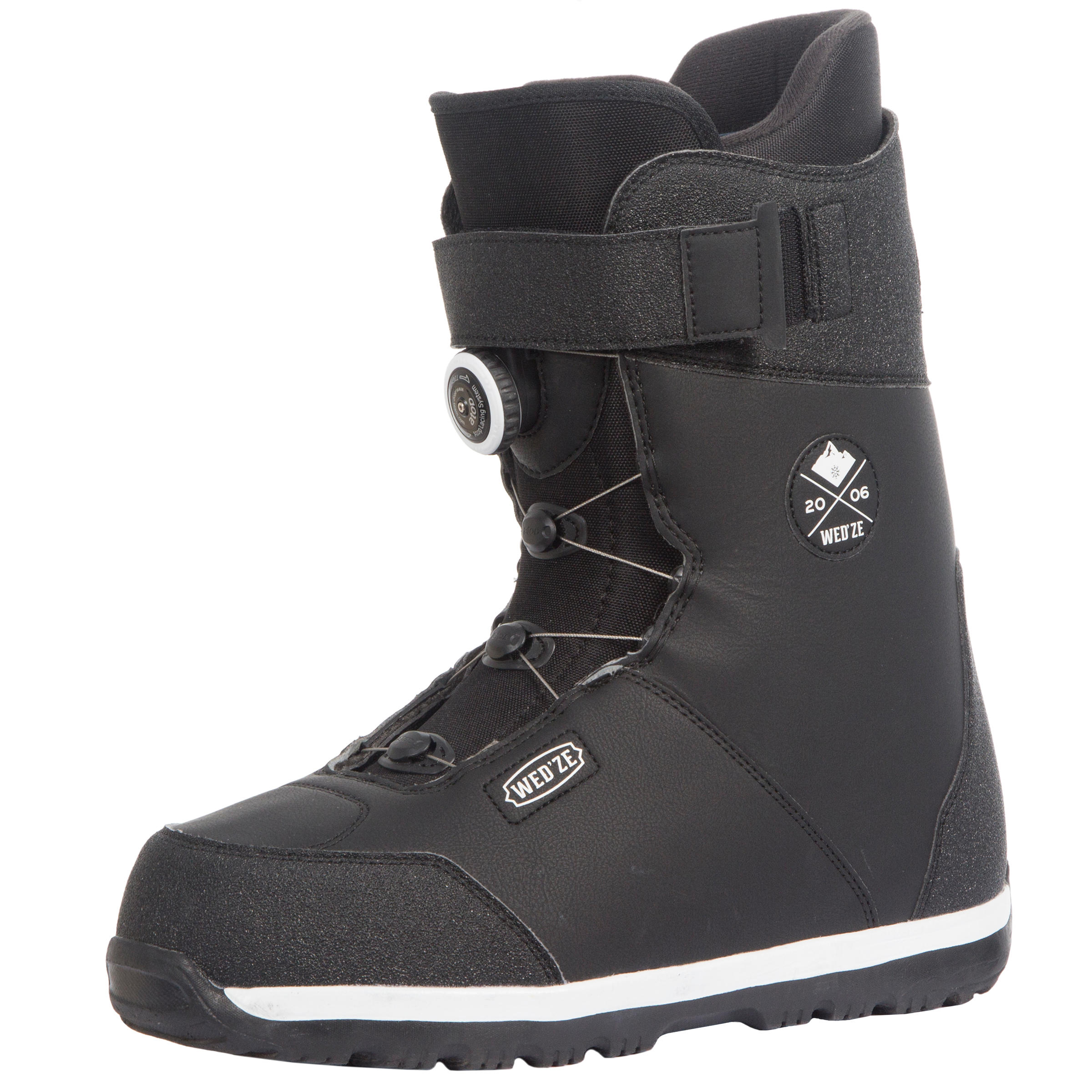 Men's On/Off-Piste Snowboard Boots - Black 1/10