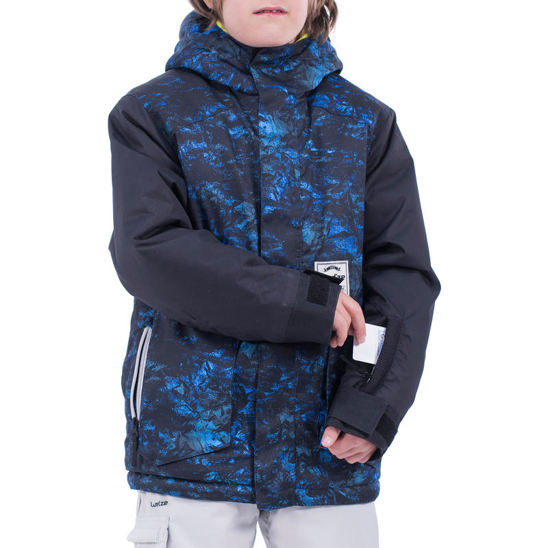 Boys' Snowboard and Ski Jacket SNB 500 - Dark Blue