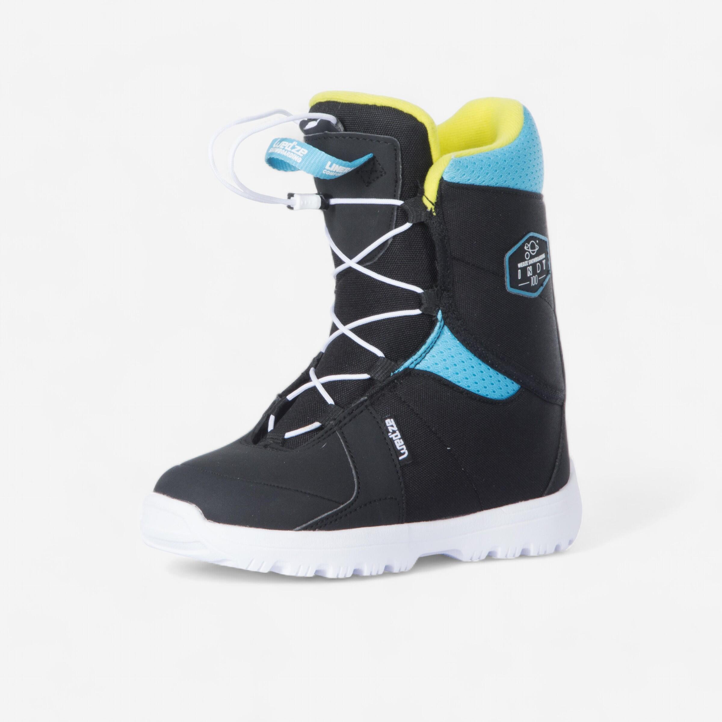 Boots snowboard enfant serrage rapide all mountain freestyle