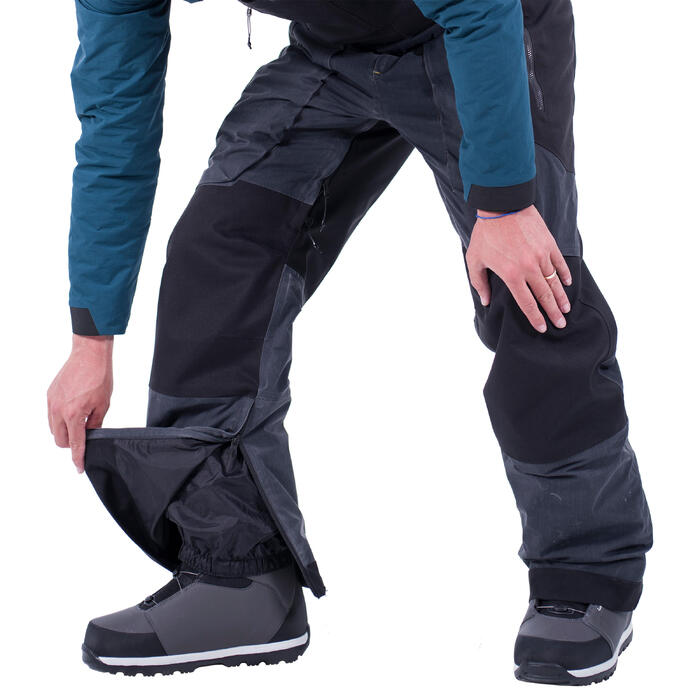 Salopette de snowboard et de ski Homme SNB BIB 900 Noir DREAMSCAPE