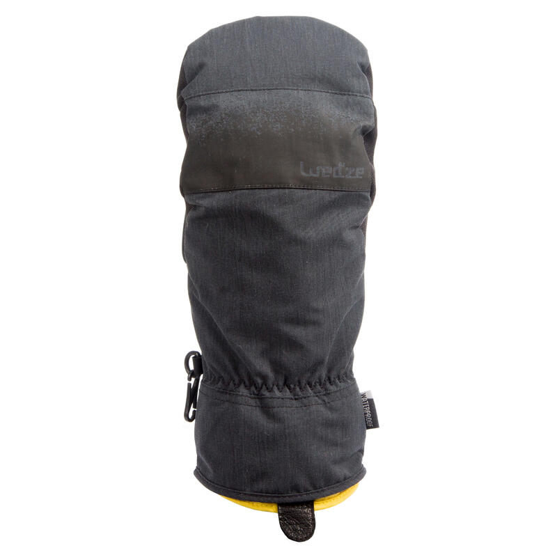 Moufle de ski et de snowboard 2 en 1 SNB MI 500 noir
