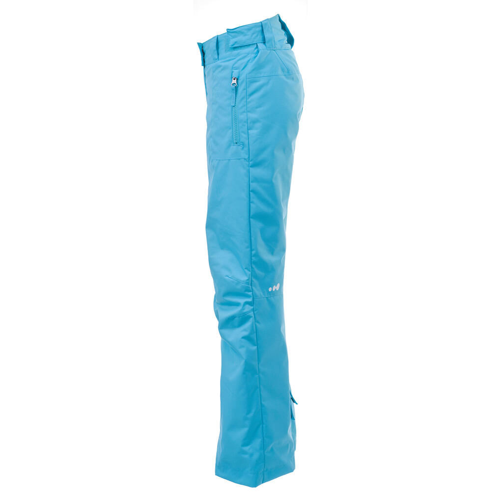 Snowboardhose Skihose SNB 500 Kinder Mädchen türkis