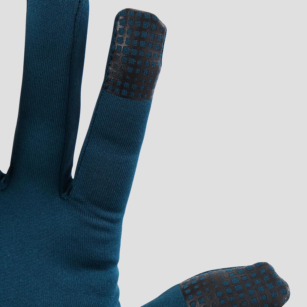 GLOVES RUNNING TACTILE GREEN