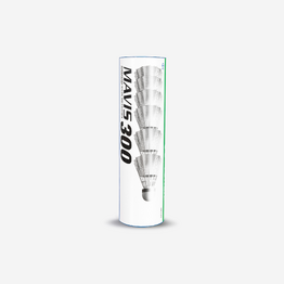 Volant plastique badminton Yonex - Mavis 300 Blanc X6 