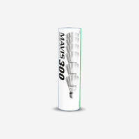 Volant plastique badminton Yonex - Mavis 300 Blanc X6