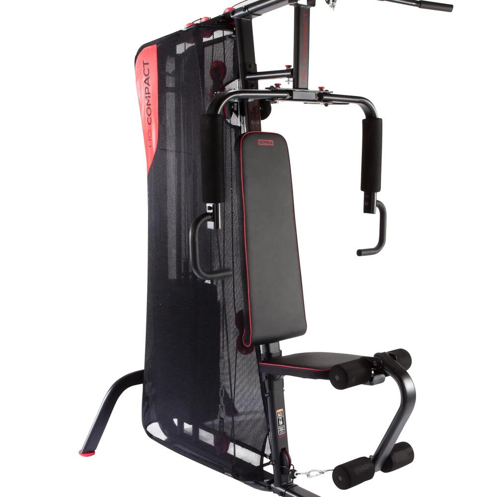 WEIGHT TRAINING COMPACT HOME GYM RED