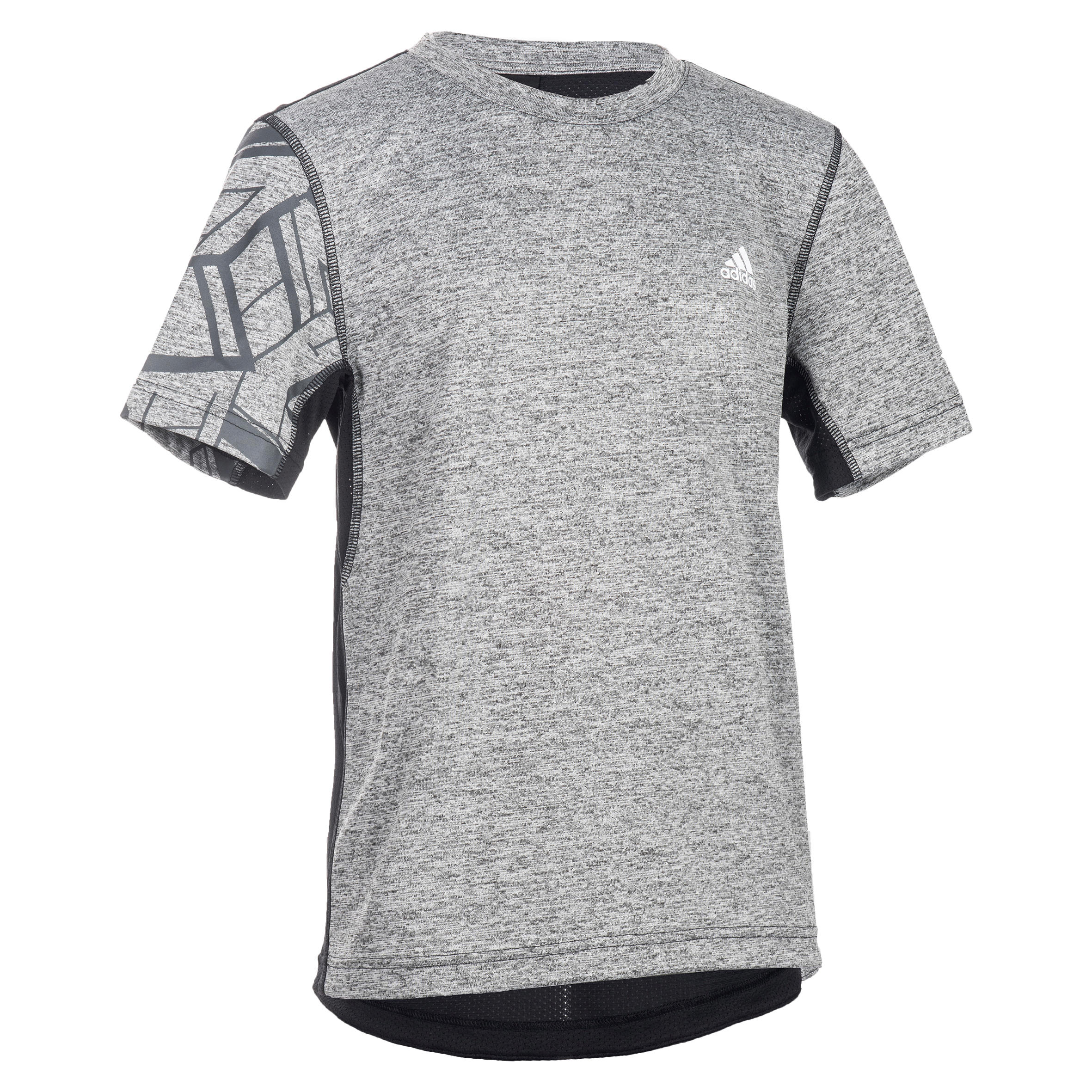 Boys' Short-Sleeved Gym T-Shirt - Black 