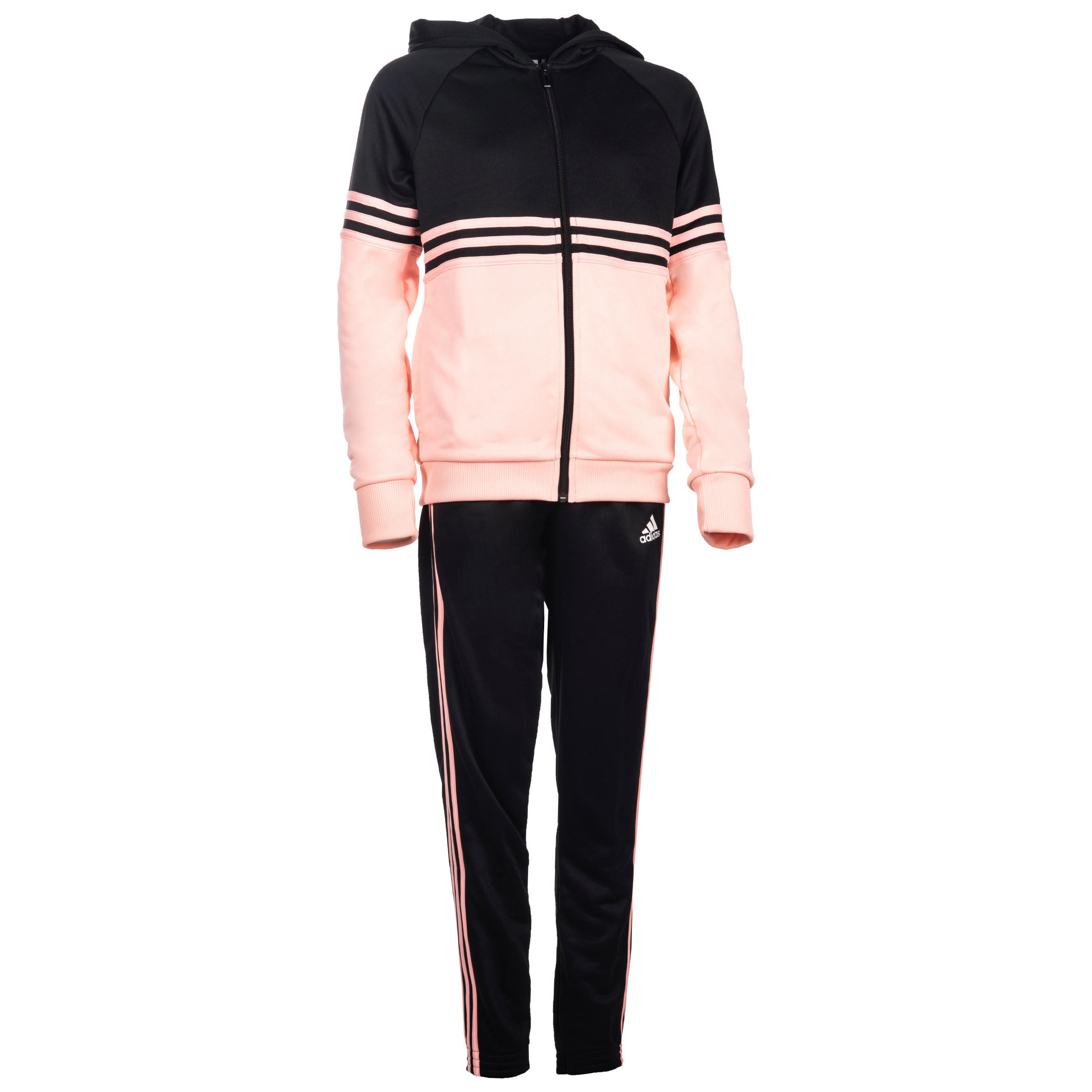 girls adidas tracksuit black