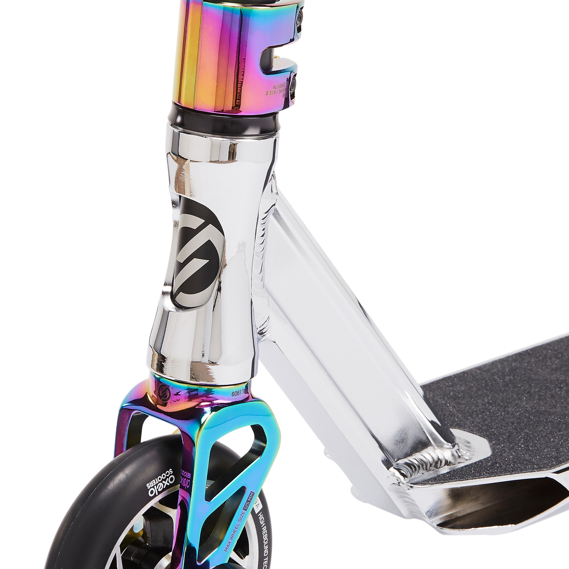 URBANARTT Fork Le Baron V2 Chrome/Black Trottinette Freestyle Mixte