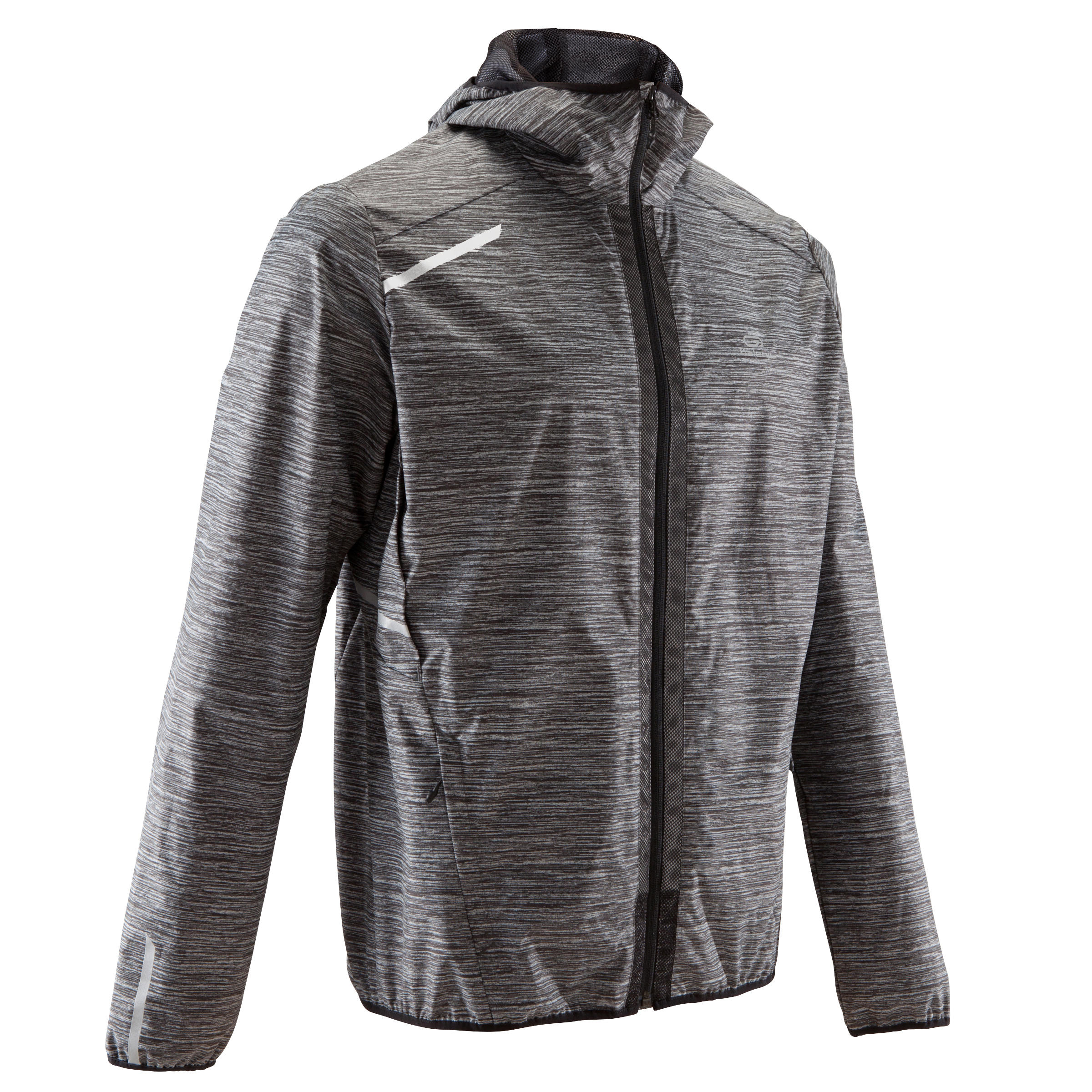 RUN RAIN men's running jacket grey 