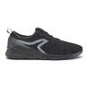PW 100 Men Walking Shoes - Breathable Mesh, Lightweight, Flex-H Grooves - Black