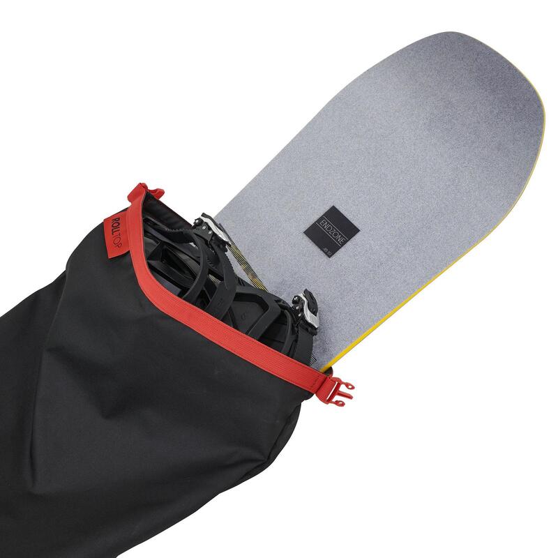 Funda de viaje para 2 pares de esquís o tabla de snowboard Wedze 100