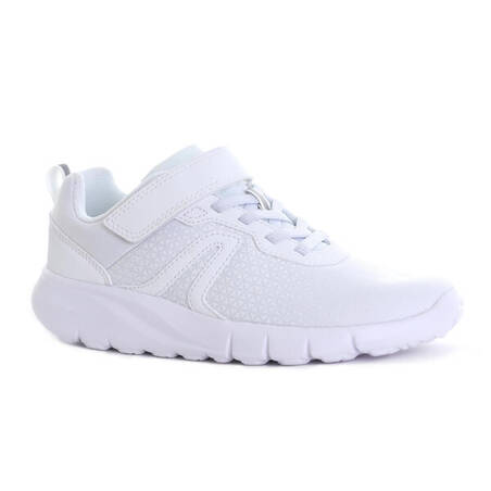 Kids' lightweight and waterproof rip-tab shoes, white