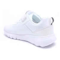 Zapatillas marcha con tira adherente Niños Soft 140 blanco