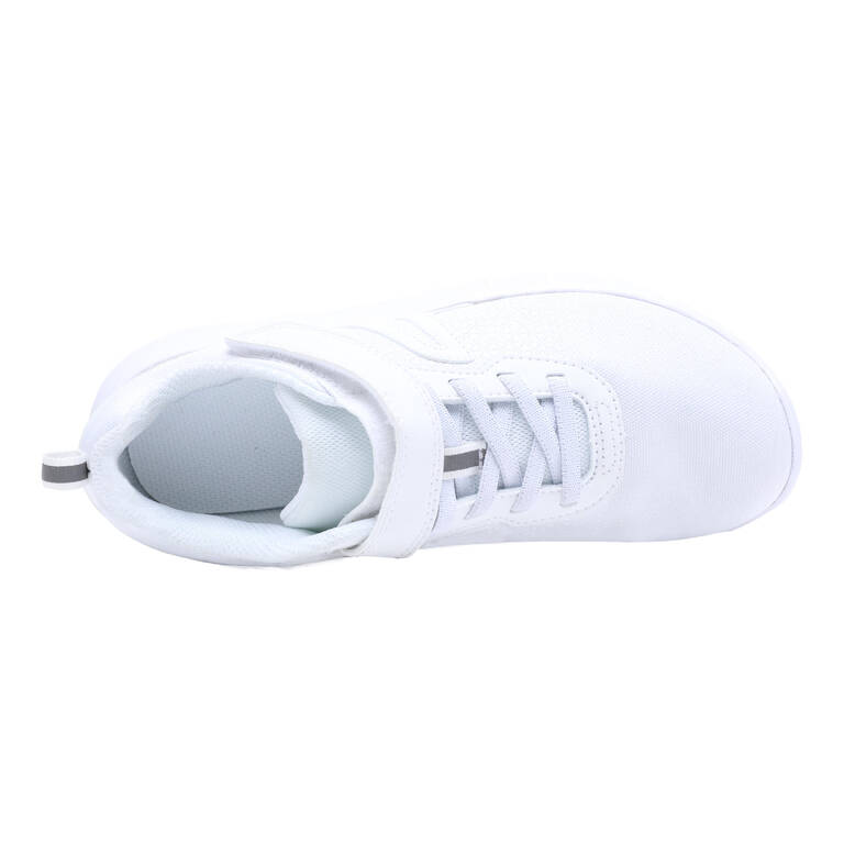 Kids' lightweight and waterproof rip-tab shoes, white