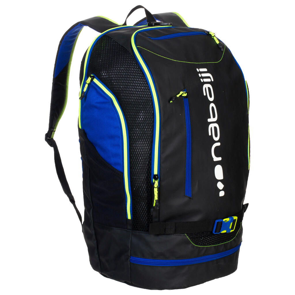 40-Litre Swim Backpack - Black Blue