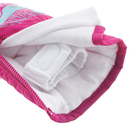Babies' Ski/Sledge Mittens Warm - Pink