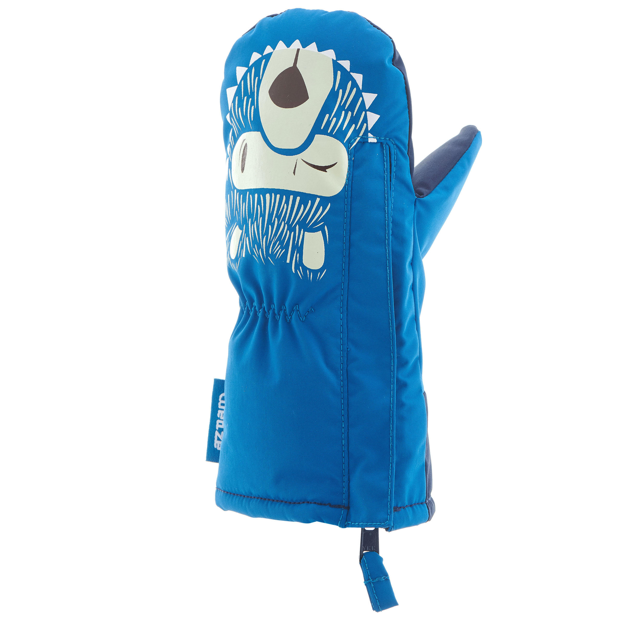 Moufles De Ski Luge Bebe Warm Bleues Lugik Decathlon