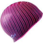 Swimming Cap Silicone Print Tec Pink