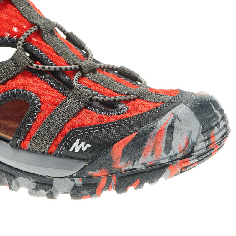 Sandales de randonnée enfant NH900 JR rouge