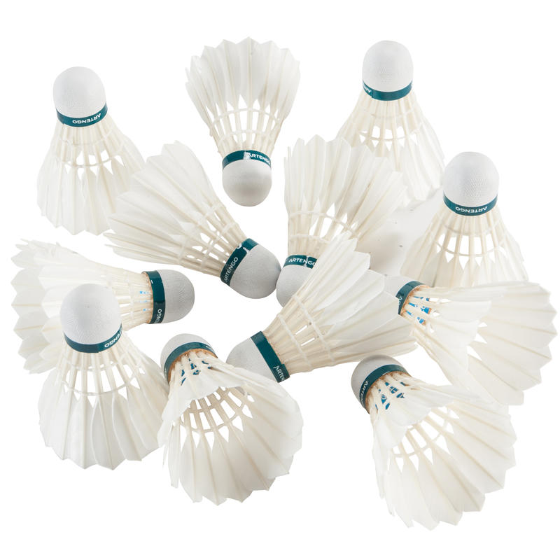 BSC930 Badminton Shuttlecocks (Speed 78 FFBAD StandardApproved) 12Pack Decathlon