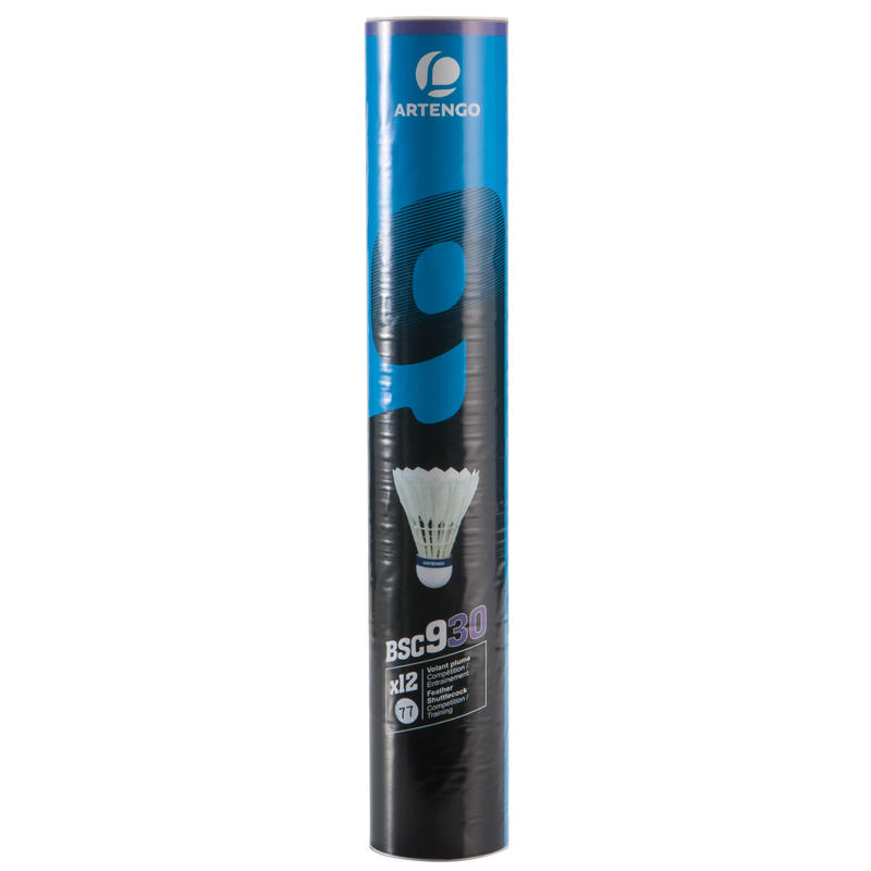 VOLANTS DE BADMINTON BSC930 (VITESSE 77 - HOMOLOGUE FFBAD STANDARD) - tube de 12 VOLANTS DE BADMINTON BSC930 (VITESSE 77 - HOMOLOGUE FFBAD STANDARD) - tube de 12