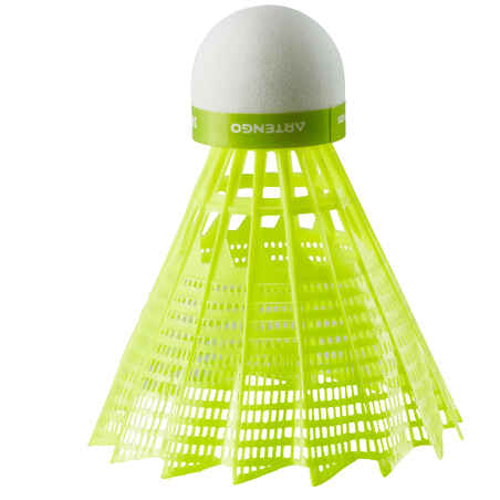 PLASTIC SHUTTLECOCK PSC 100 x 1  Single-Pack - Yellow