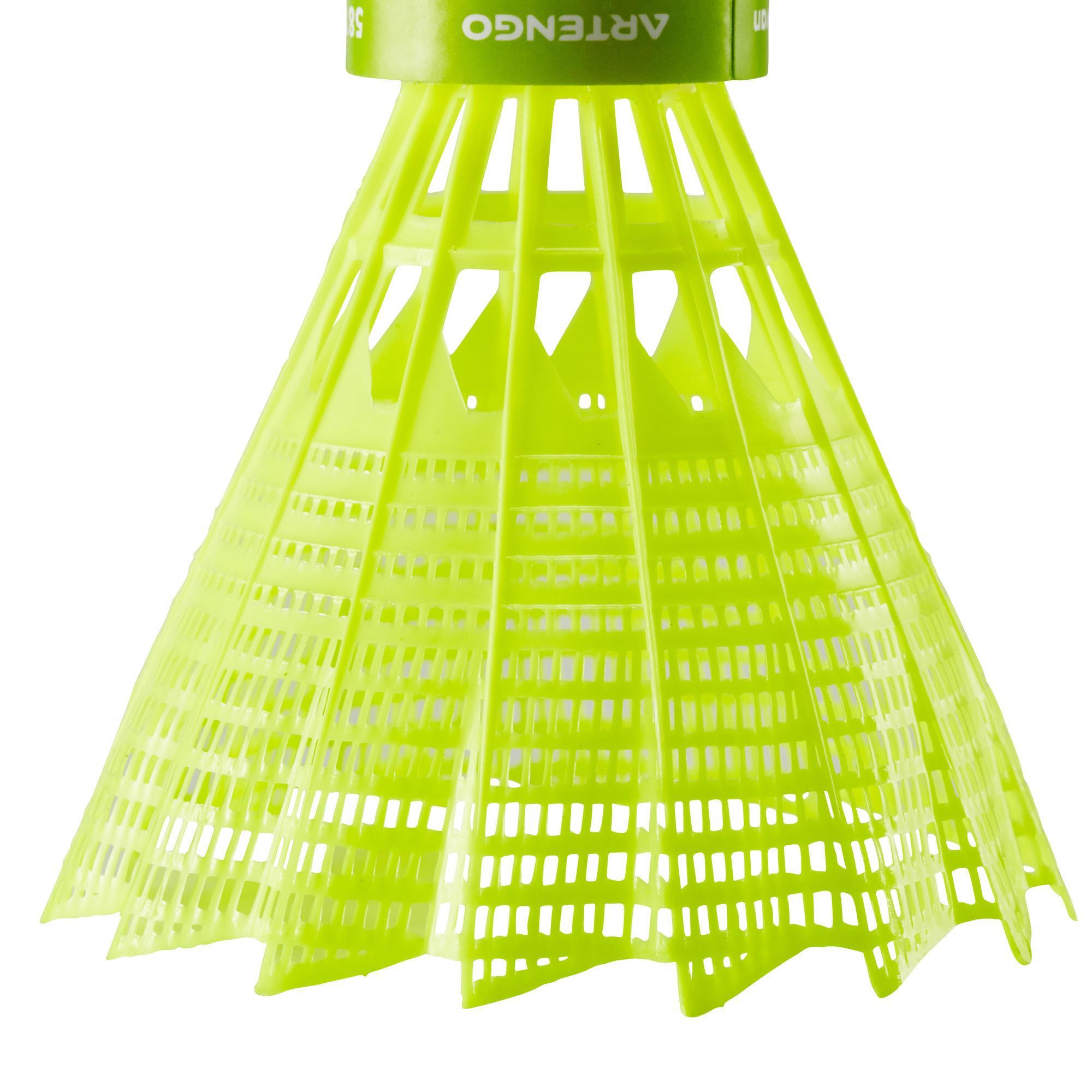 Plastic Badminton Volley PSC 100 x 1 - Yellow