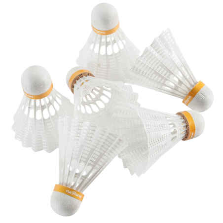 BSC800 Badminton Shuttle 6-Pack - White
