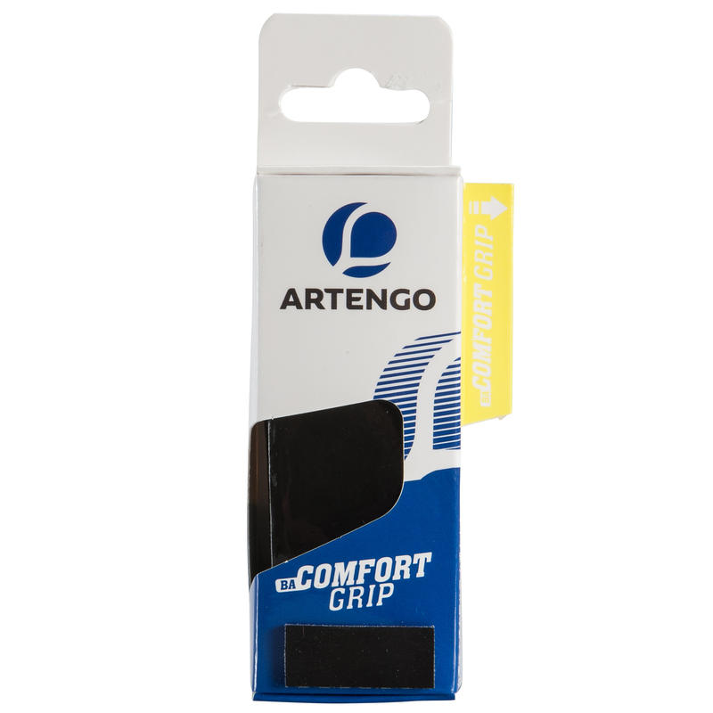 GRIP DE BÁDMINTON COMFORT GRIP NEGRO PAQUETE DE 1 GRIP DE BÁDMINTON COMFORT GRIP NEGRO PAQUETE DE 1