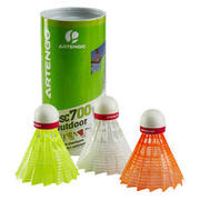 GALLITOS DE BÁDMINTON OUTDOOR SHUTTLES PACK DE 3