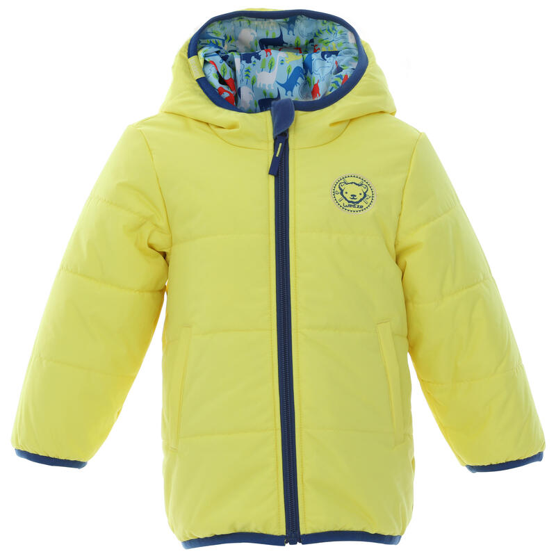 Baby Skiing/Sledging Reversible Jacket Warm - Yellow