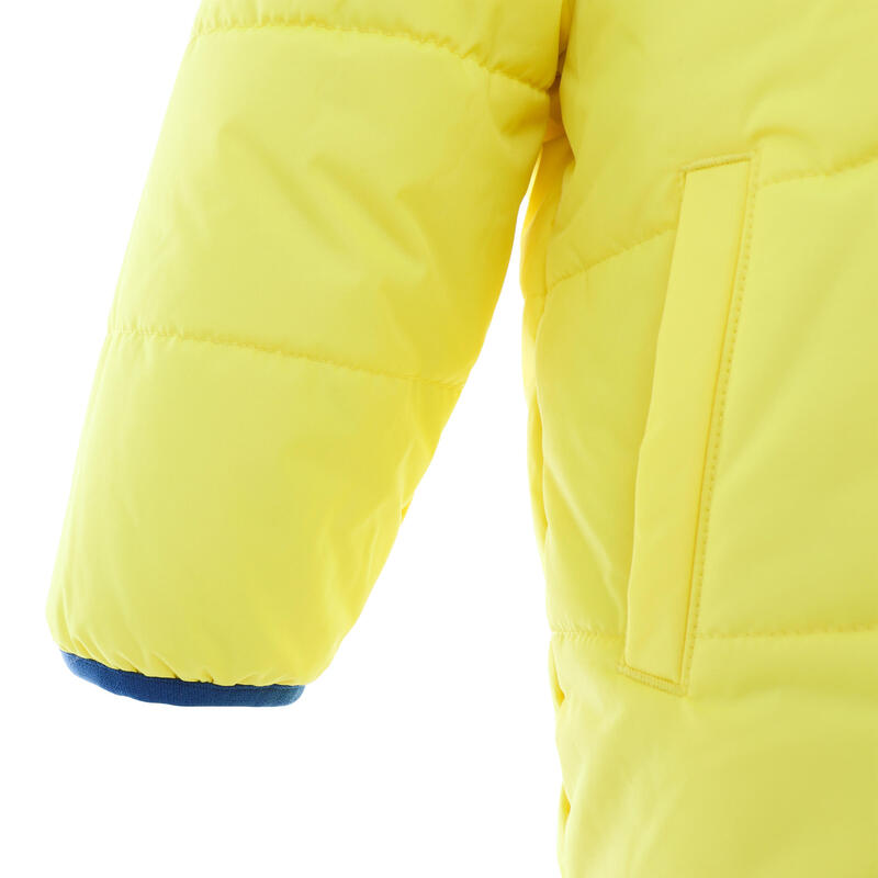 Baby Skiing/Sledging Reversible Jacket Warm - Yellow