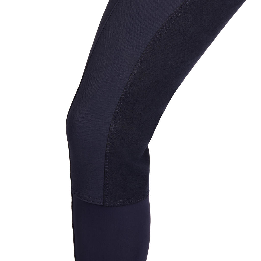 580 Full Seat Women's Horse Riding Jodhpurs - Navy