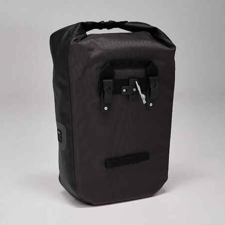 Fahrradtasche Gepäcktasche 500 20 Liter wasserdicht schwarz