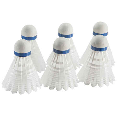 Badminton Shuttlecocks Mavis 2000 6-Pack - White