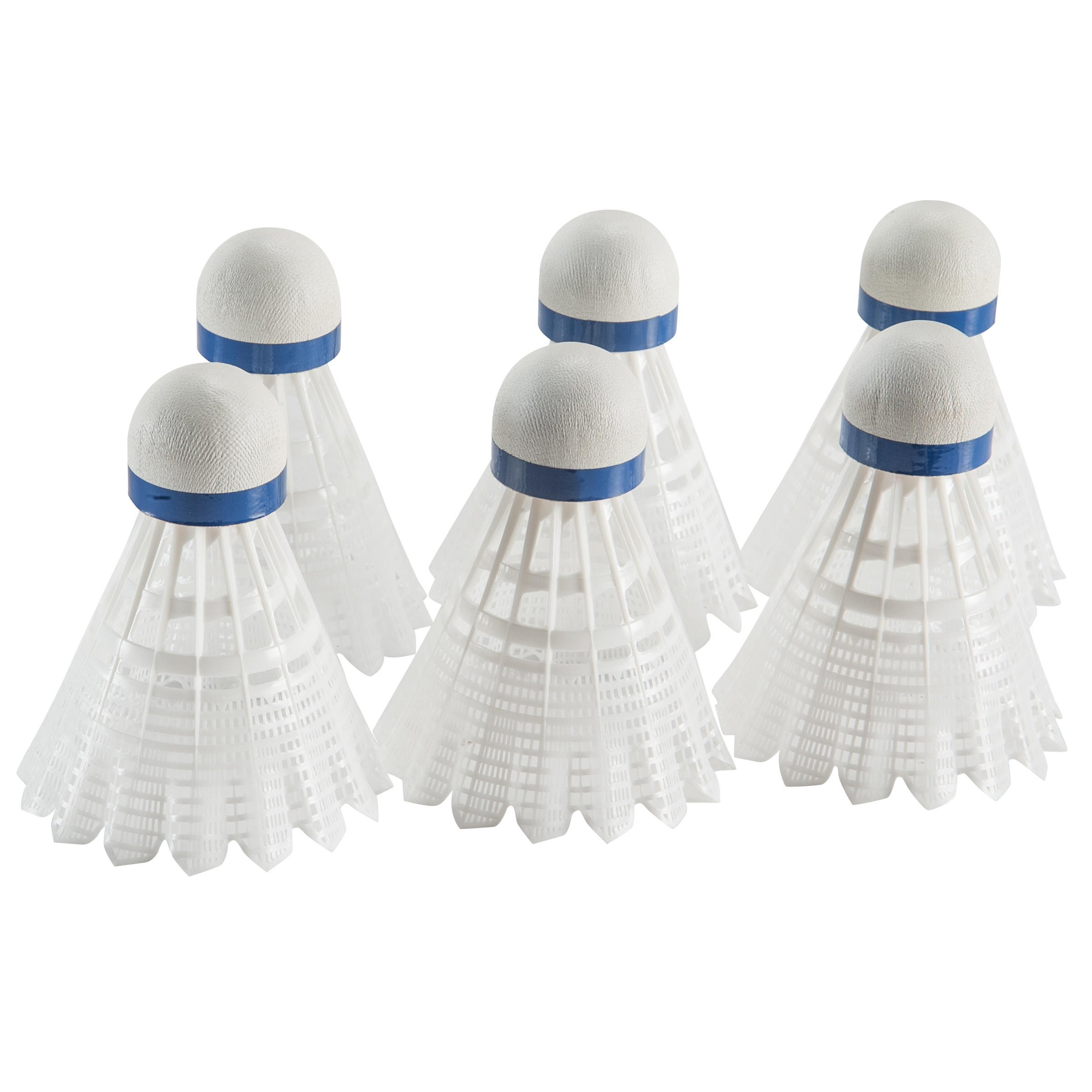 WHiZZ Volani In Nylon Per Badminton - 12 Pezzi Gialli - Resistenti E Durevoli Per Principianti E Divertimento - 4
