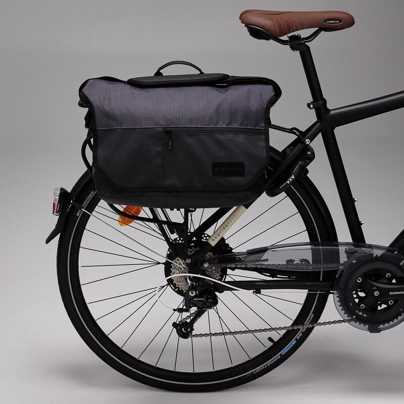 Fahrradtasche Businessbag 500 15 l schwarz/grau