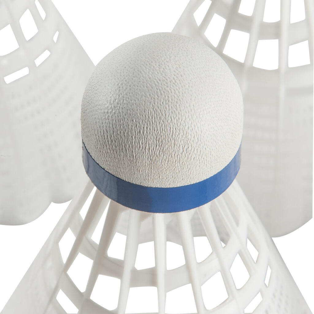 LOPTICE ZA BADMINTON MAVIS 2000 6 KOMADA - BELE