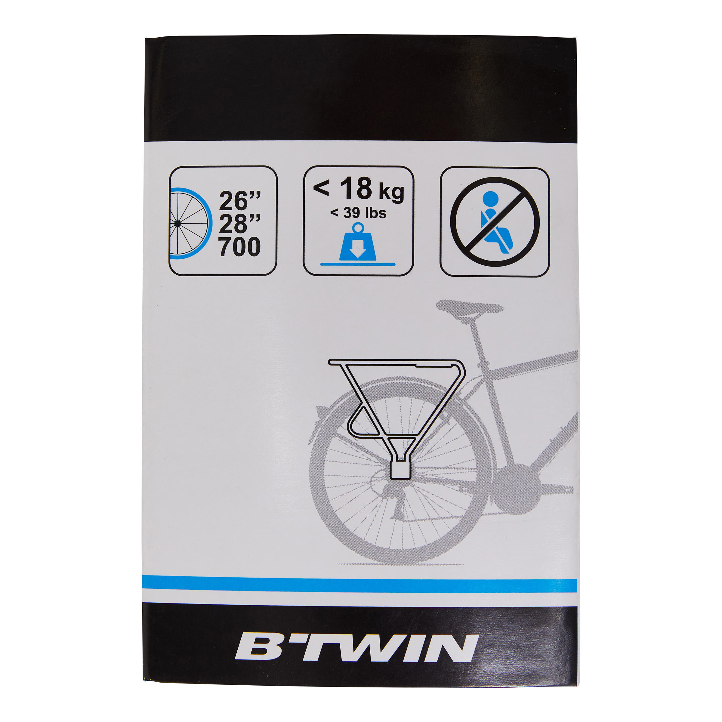 Btwin pannier rack hotsell