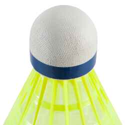 Badminton Plastic Shuttlecocks Mavis 300 6-Pack - Yellow