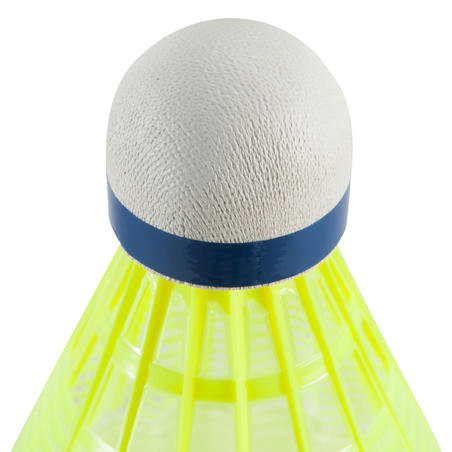 Badmintonboll i plast 6-pack YONEX MAVIS 300 gul
