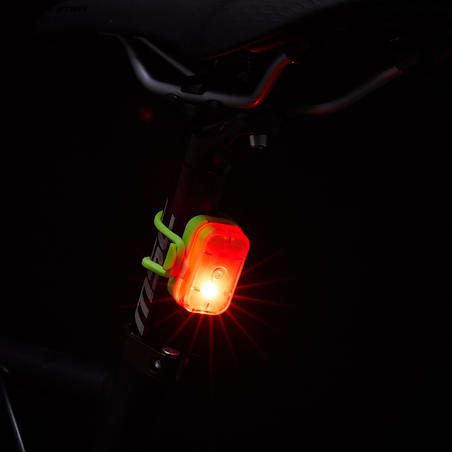 Комплект світлодіодних велосипедних ліхтарів/фар ST500, USB-заряджання - Чорний