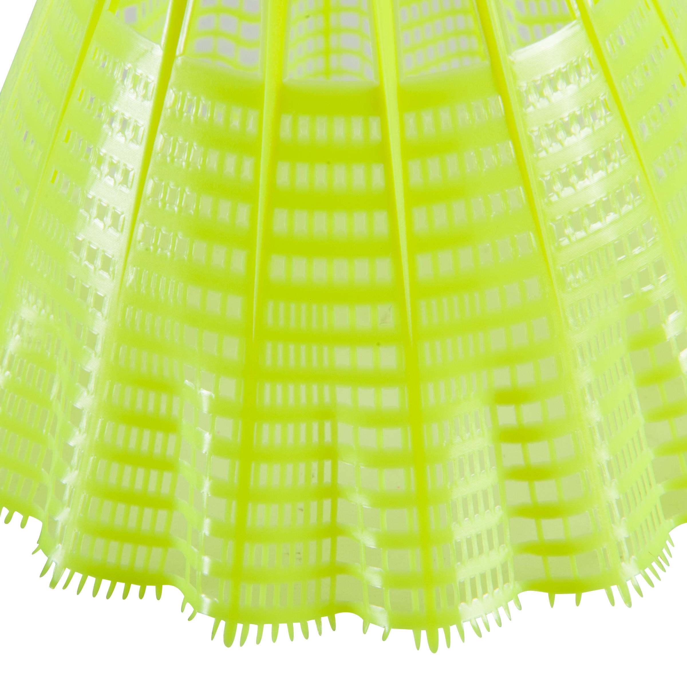 Badminton Plastic Shuttlecocks Mavis 300 6-Pack - Yellow 5/8