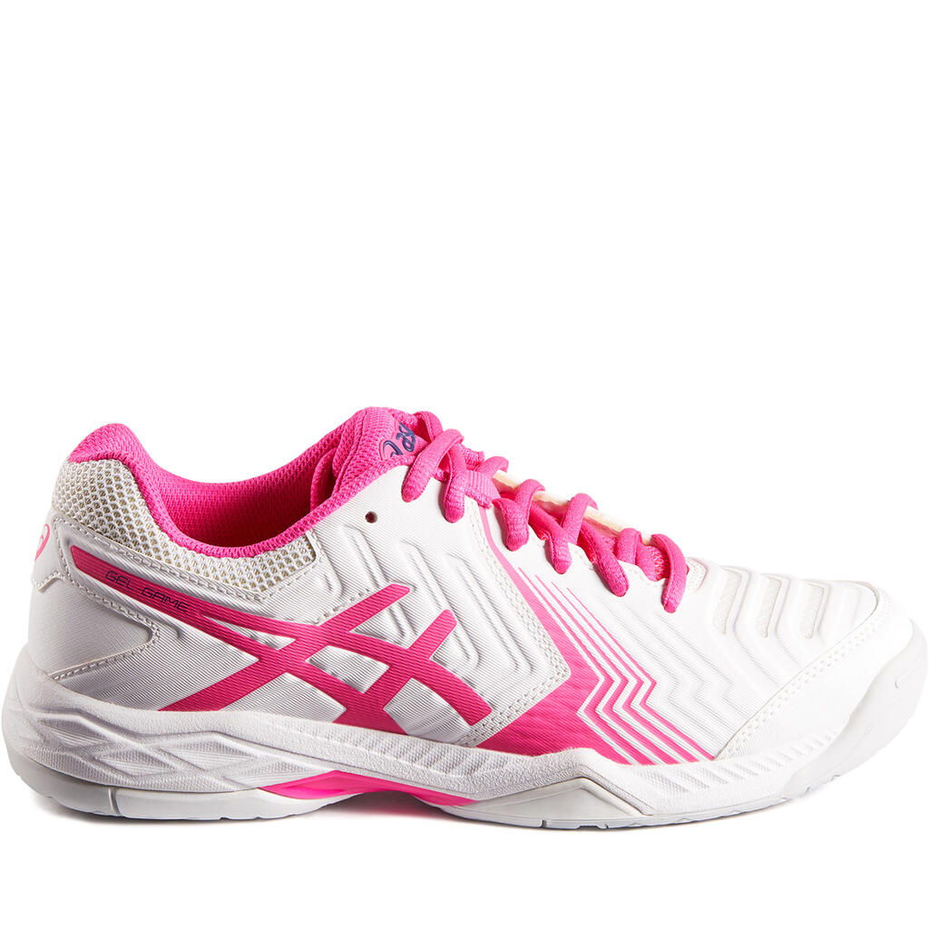 Gel-Game Women's Tennis Shoes - White/Pink