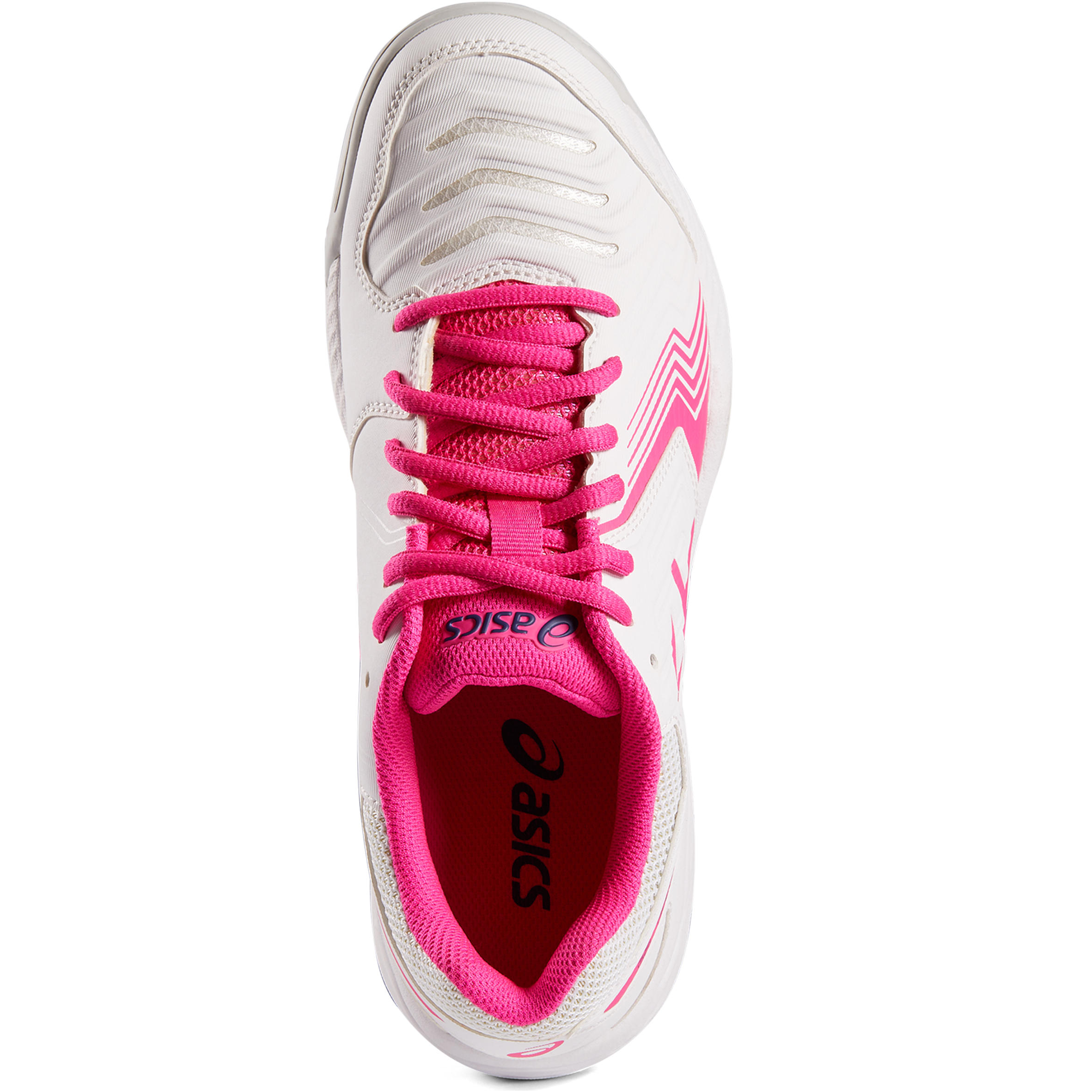 pink and white tennis