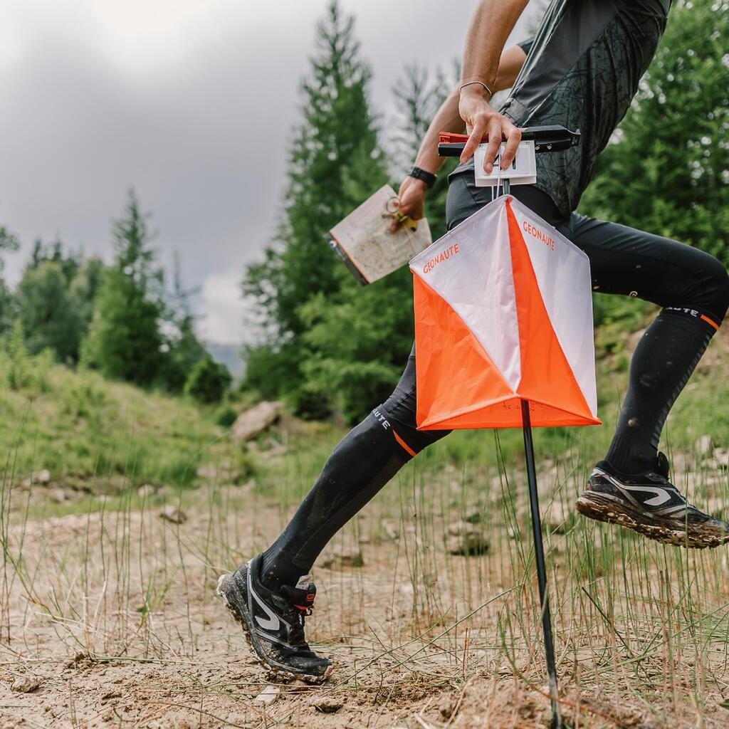 Laufsocken verstärkt high schwarz