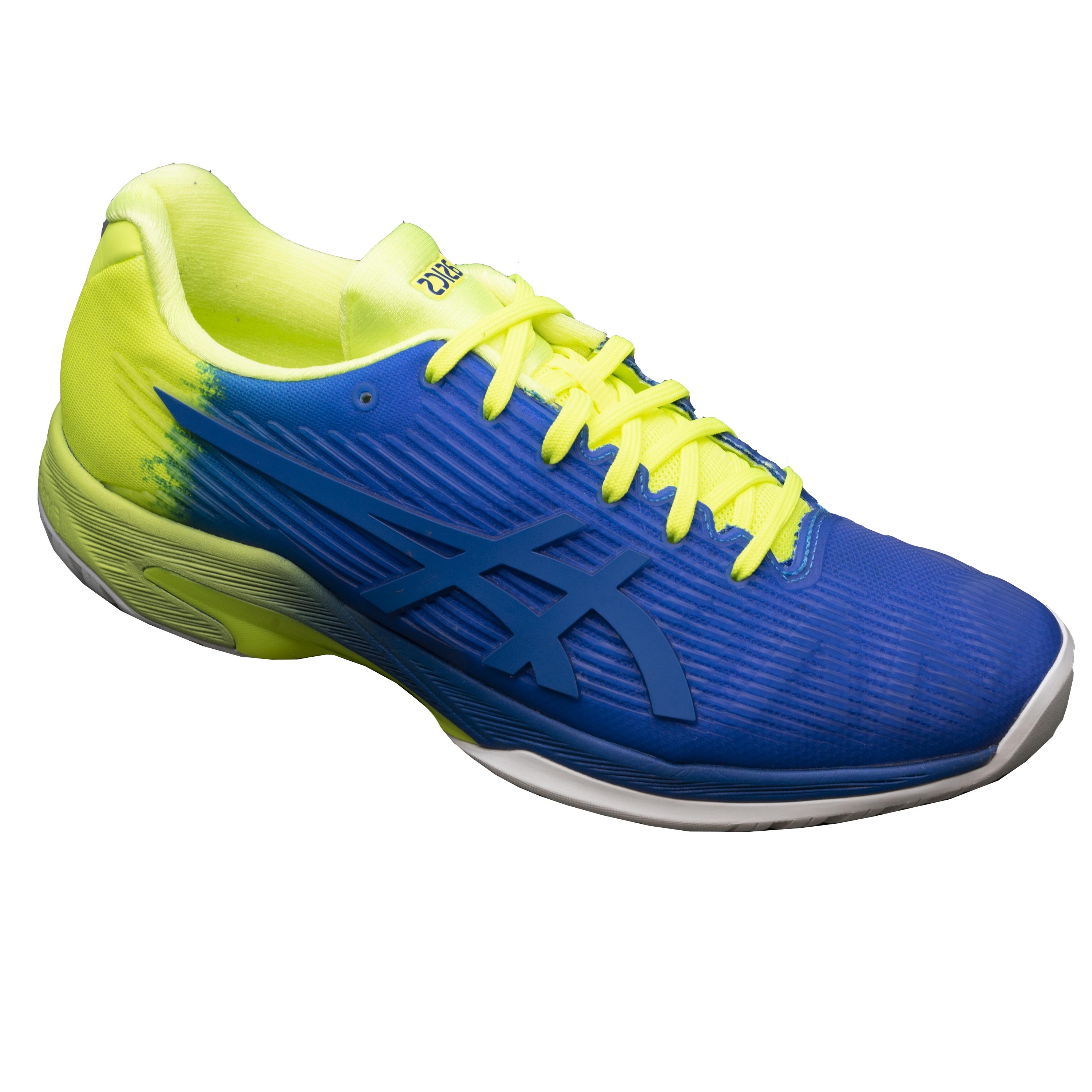 Calçado de ténis homem gel solution speed 3 multi-court azul / amarelo