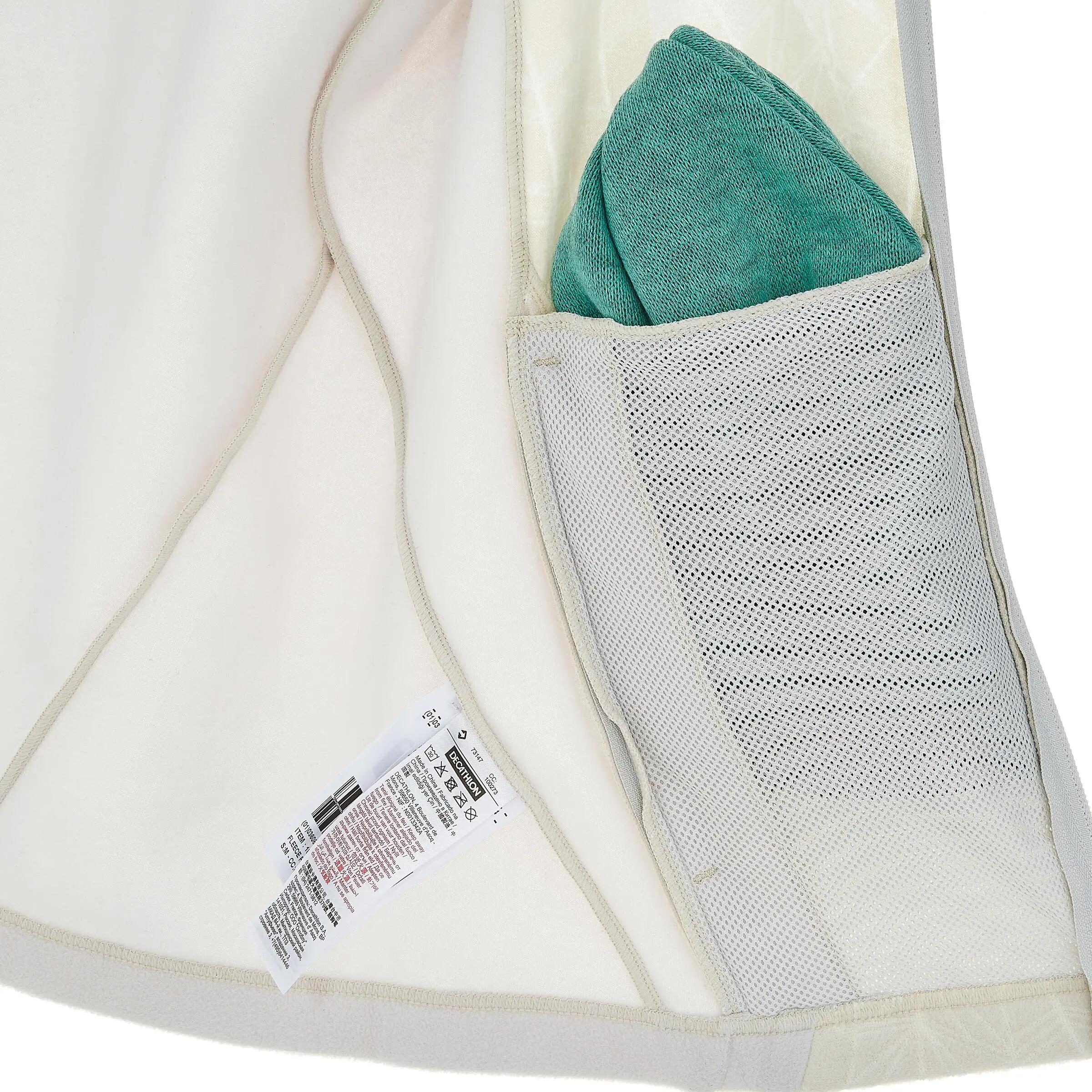 Forclaz 200 women's Hiking Fleece - white print 6/9